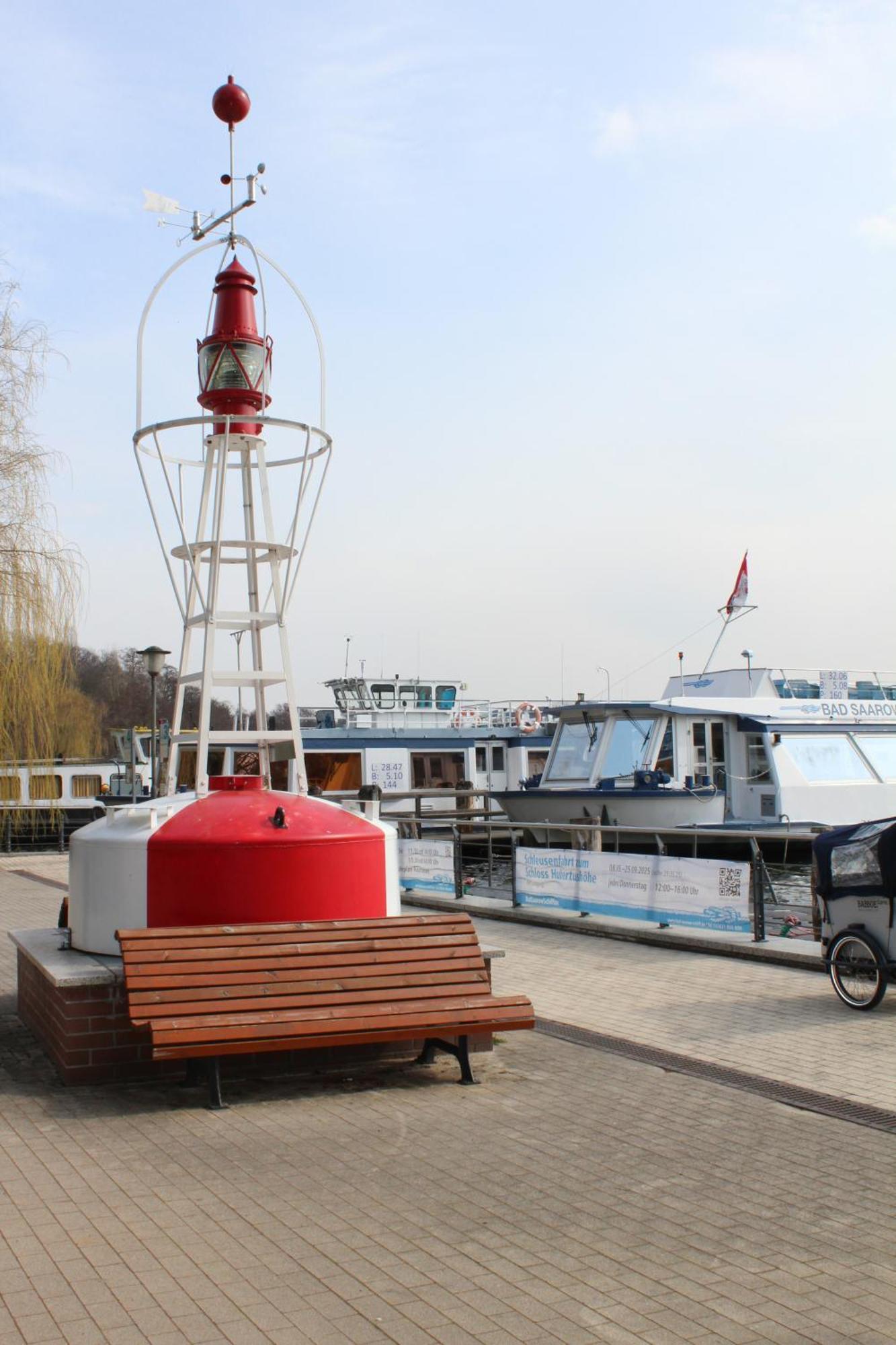 Wohlfuehlboot Hausboot - Festlieger Im Hafen Bad Saarow - Wc An Bord, Dusche An Land Hotel Kültér fotó